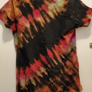 Tie & Dye Black Tshirt
